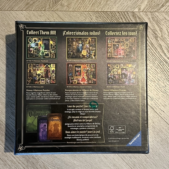 Disney Villainous Maleficent 1000 Piece Ravensburg Puzzle with Collectors Piece - Picture 3 of 4